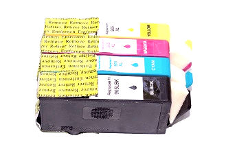 4 Pack Compatible HP 905xl High Yield Ink Cartridge Set (1BK,1C,1M,1Y) 10% Off