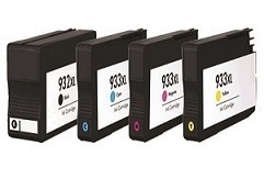 4 Pack Compatible HP 932xl 933xl Ink Cartridge Set (1BK,1C,1M,1Y) 10% Off