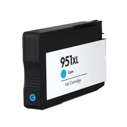 Compatible HP 951xl Cyan High Yield Ink Cartridge 1,500 Pages