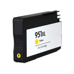 Compatible HP 951xl Yellow High Yield Ink Cartridge 1,500 Pages