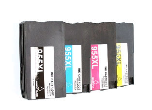 4 Pack Compatible HP 955xl High Yield Ink Cartridge Set (1BK,1C,1M,1Y) 10% Off