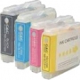 5 Pack Compatible Brother LC-57 Ink Cartridge Set (2BK,1C,1M,1Y) 10% Off