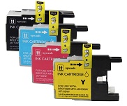 8 Pack Compatible Brother LC-77xl Ink Cartridge Set (2BK,2C,2M,2Y) 15% Off